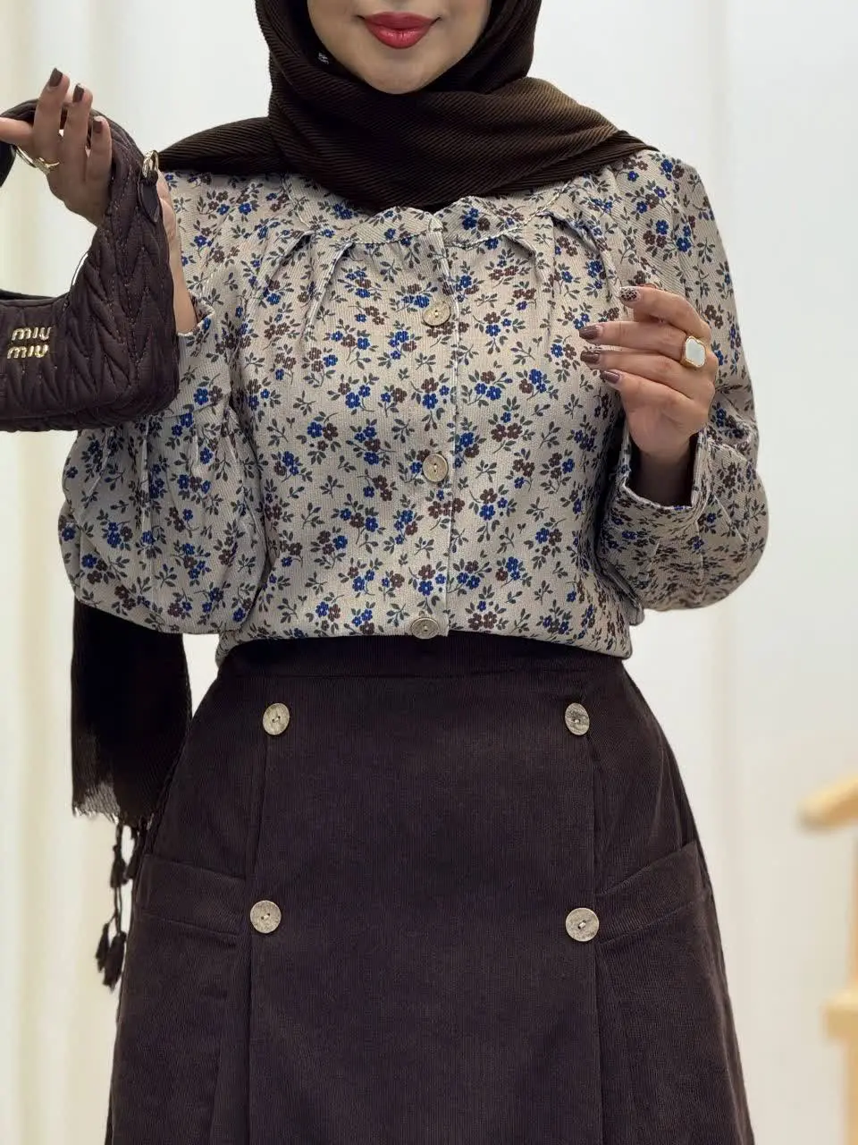 3903-شومیز و دامن هما